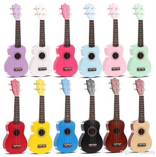 Đàn Ukulele Soprano Nhiều Màu Sắc